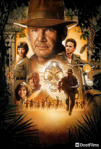 Постер для Индиана Джонс (все части) — 1, 2, 3, 4, 5