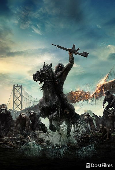 Постер для Планета обезьян (все части) — 1, 2, 3, 4, 5